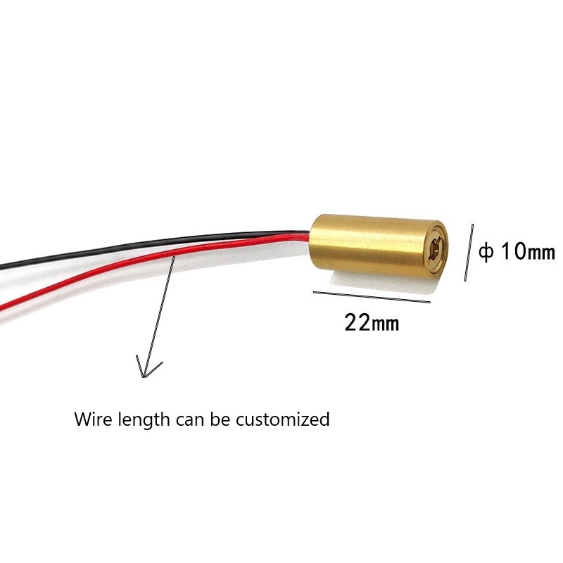 10X22mm405nm5mW dot blue-violet laser module laser head