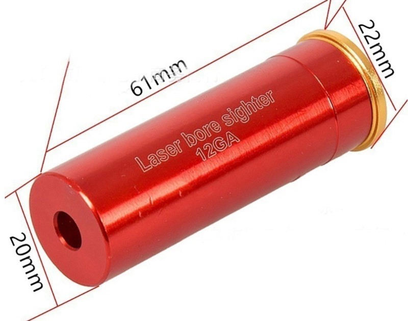 12G 20G Red laser target set Calibrator infrared calibrator red laser bore sight