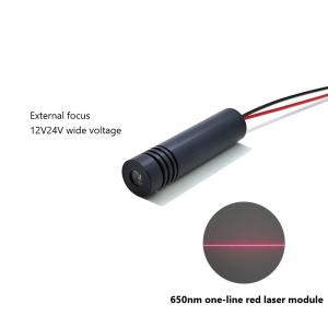 12X50mm 650nm5mW laser 12V24V wide voltage red line laser module