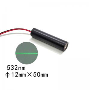 12X50mm 532nm 10mW green line laser module 532NM laser head