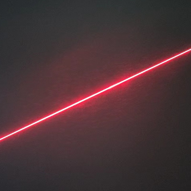 16X60mm 635nm 50mw glass lens one-line red laser module