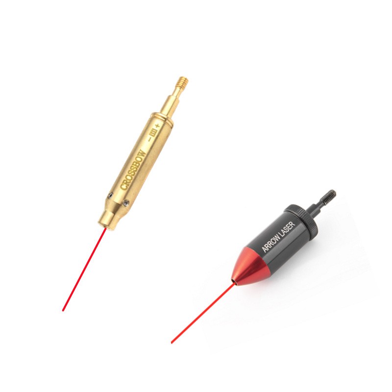 223 laser bore sight laser arrow aiming locator with threaded tail