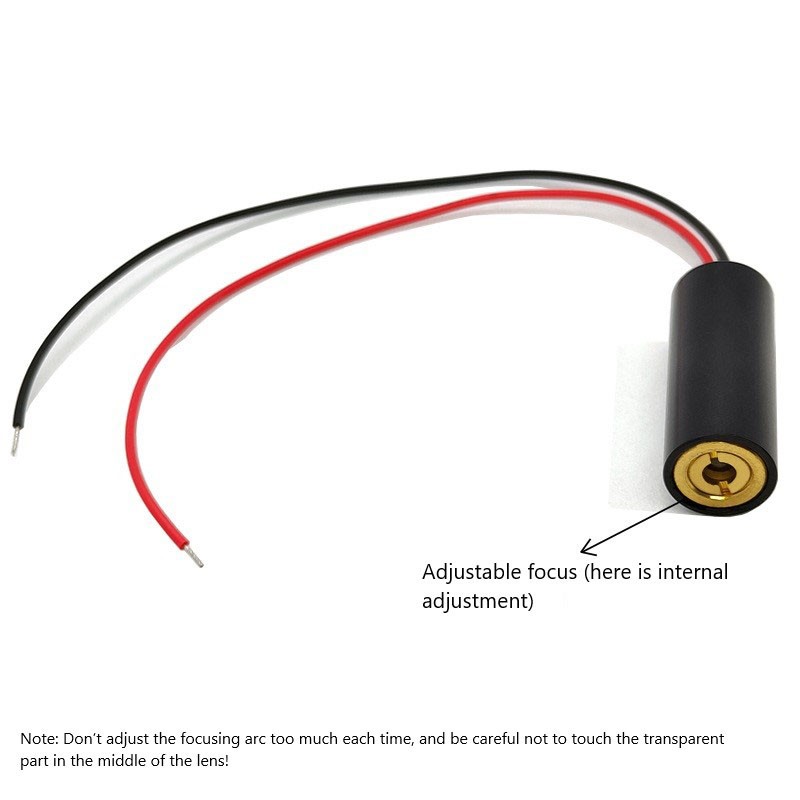 12X30mm 635nm 5mW dot laser module red laser module head