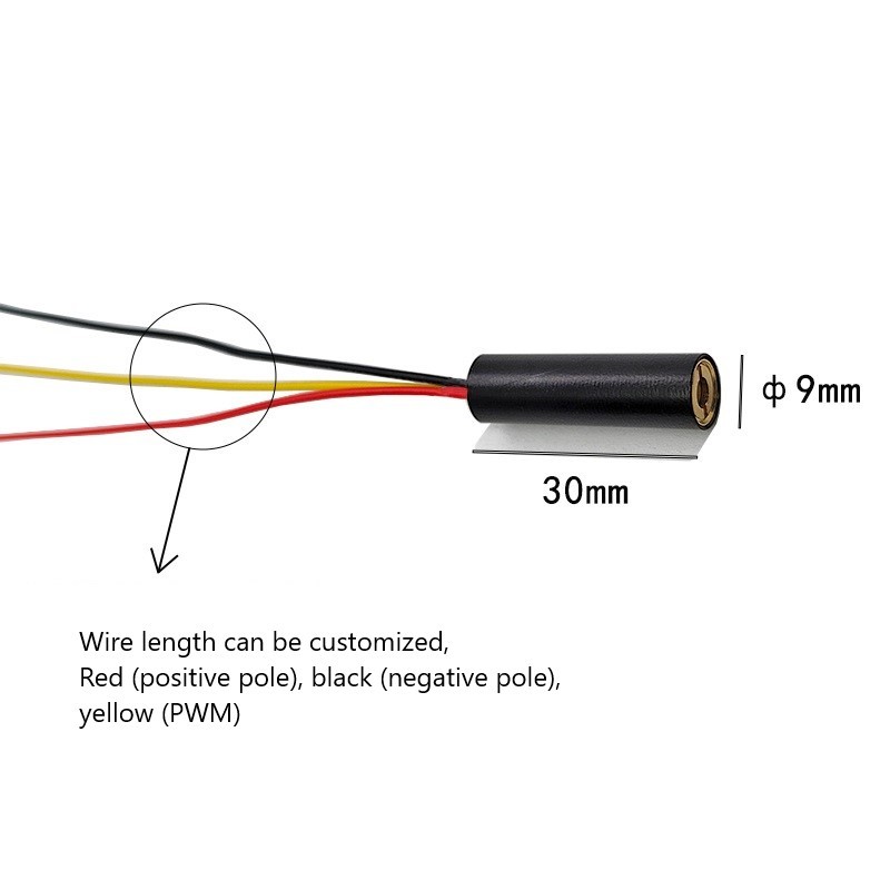 9X30mm940nm100mW laser module internal focus dot laser module