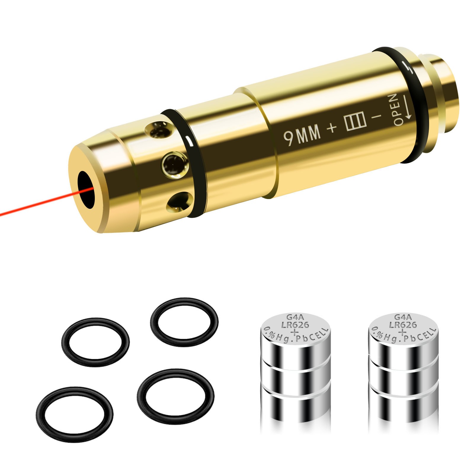 Cone head 9mm laser sight Simulate shooting laser bullet laser sight