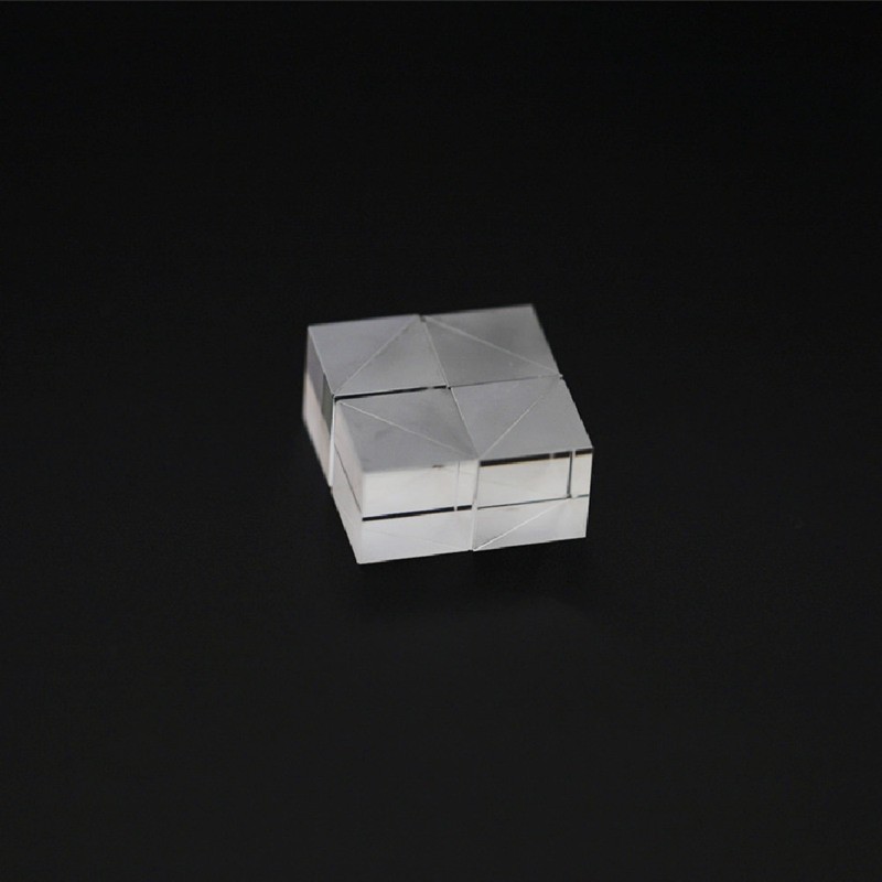 Cube structure 400nm-700nm beam splitter prism polarization light combining beam splitter glass mirror