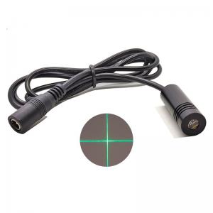 Custom 520nm 5mW cross laser module 12X40mm green laser module