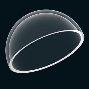 Customized Optical Dome Lens 3mm-300mm Optical Glass Ball Dome lens