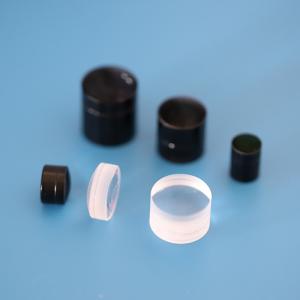 Precision processing achromatic lens triplet lens with edge blacken